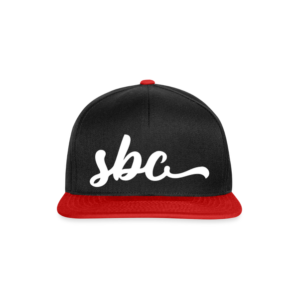 SBC Snapback Cap - Schwarz/Rot