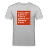 700 Gallons Organic T-Shirt – Men - Grau meliert