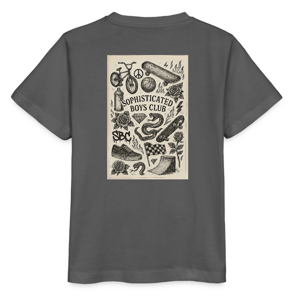 Urban Tattoo Designs Organic T-Shirt – Kids - Anthrazit