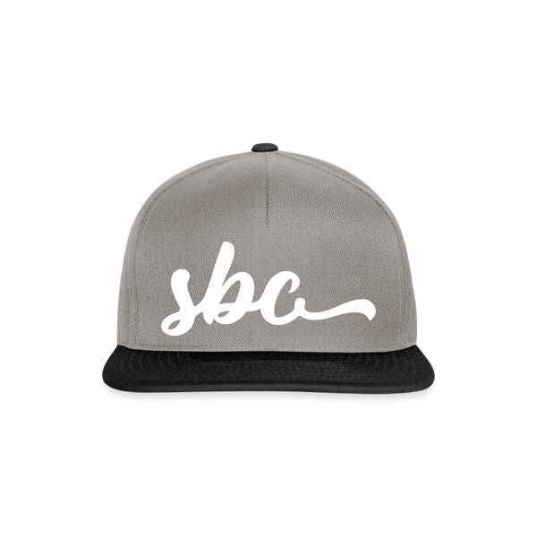 SBC Snapback Cap - Graphit/Schwarz