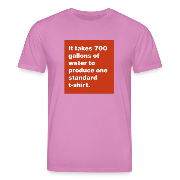 700 Gallons Organic T-Shirt – Men - Pink