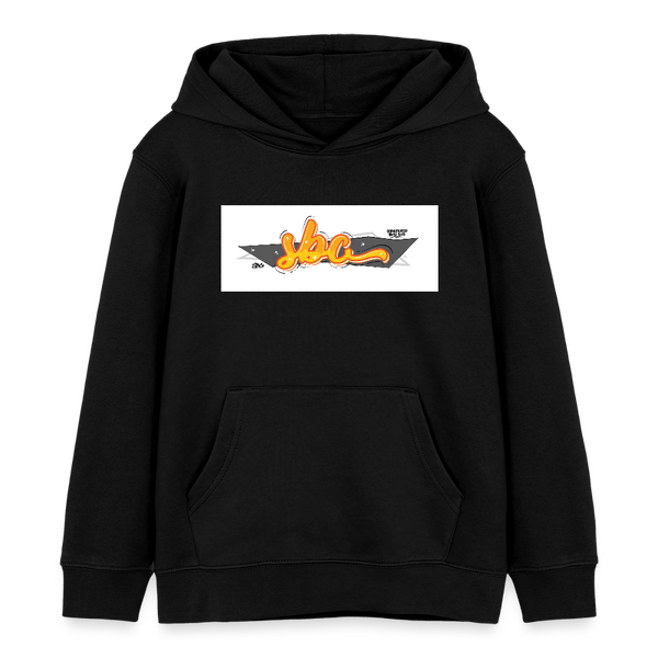 SBC Graffiti Organic Hoodie – Kids - Schwarz