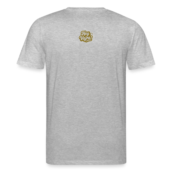 Hey Vajra Gold Organic T-Shirt – Men - Grau meliert