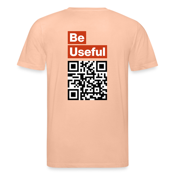 Be Useful Organic T-Shirt – Men - Pfirsich