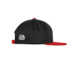 No Time For Ego Snapback Cap - Schwarz/Rot