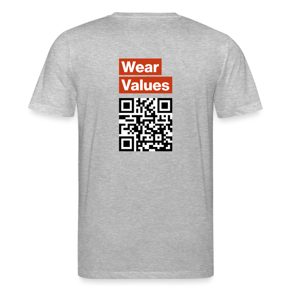 Messenger Organic T-Shirt – Men - Grau meliert