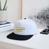Golden Shower Snapback Cap - Weiß/Schwarz