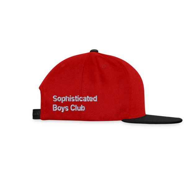 Urban Tattoo SPHSTCTD Snapback Cap - Rot/Schwarz