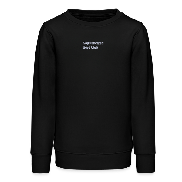 Embroidery Organic Sweater – Teen - Schwarz