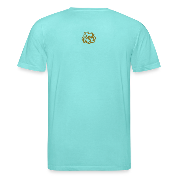Hey Vajra Gold Organic T-Shirt – Men - Poolblau