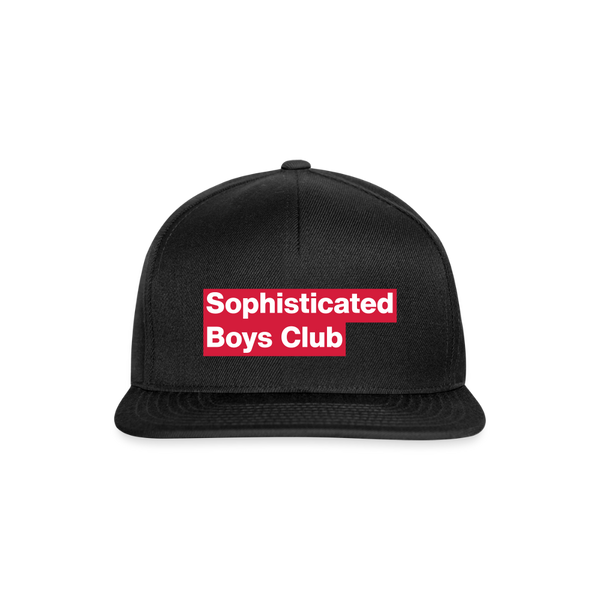 ID Snapback Cap - Schwarz/Schwarz