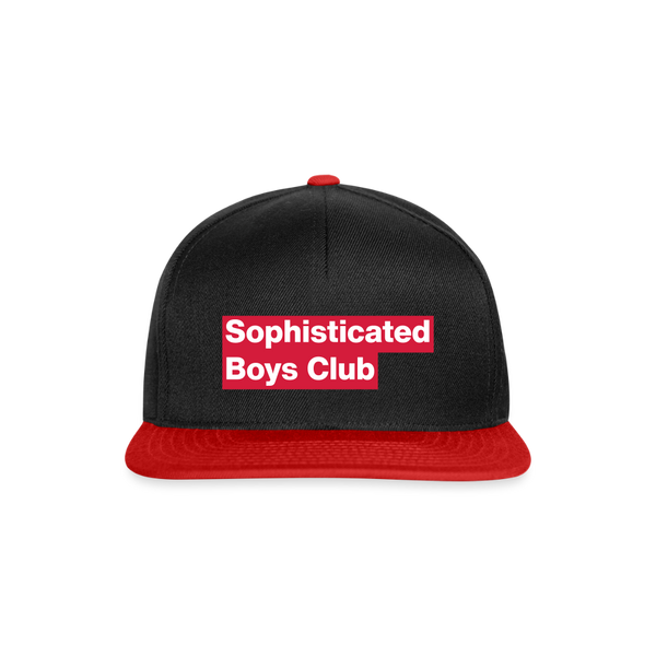 ID Snapback Cap - Schwarz/Rot