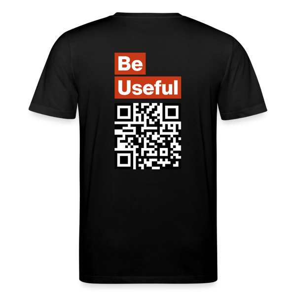 Be Useful Organic T-Shirt – Men - Schwarz