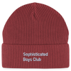Classic Organic FISHERMAN BEANIE - Erdrot