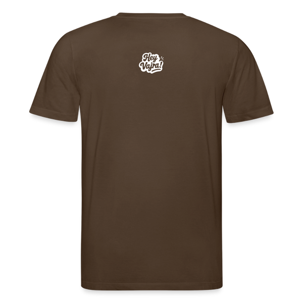Riding the Tiger BW Organic T-Shirt – Men - Dunkelbraun