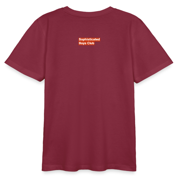 BMX Rider Organic T-Shirt – Teen - Burgunderrot