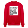 91% Water Organic Sweatshirt – Men - Rot
