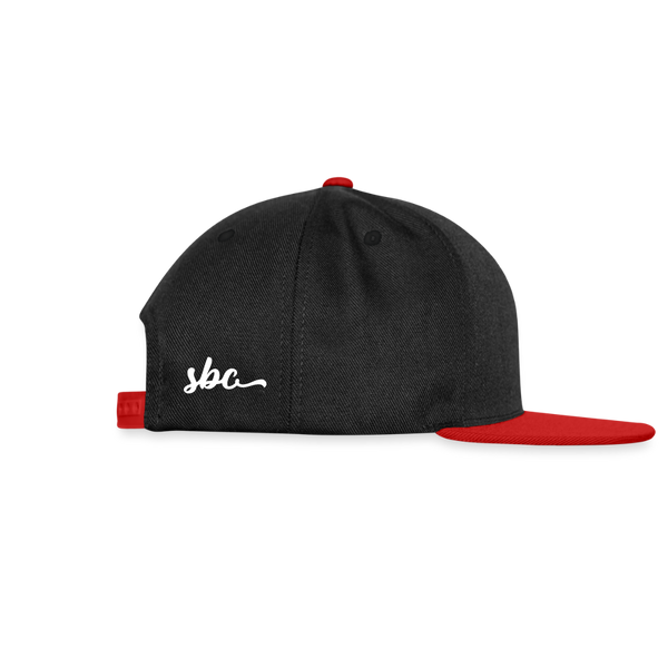 SBC Snapback Cap - Schwarz/Rot
