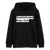 Bold Black n' White Organic Hoodie – Teen - Schwarz