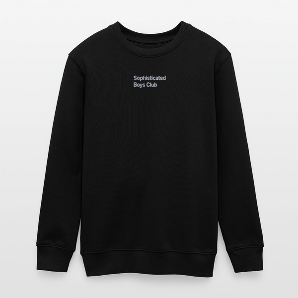 Embroidery Organic Sweater – Teen - Schwarz