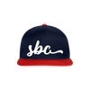 SBC Snapback Cap - Navy/Rot