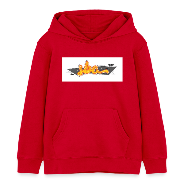SBC Graffiti Organic Hoodie – Kids - Rot