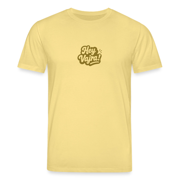 Hey Vajra Gold Organic T-Shirt – Men - Gelb Viva