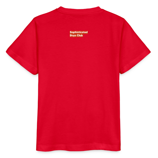 BMX Rider Organic T-Shirt – Kids - Rot