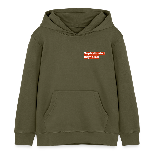 Urban Tattoo Designs Organic Hoodie – Kids - Khaki