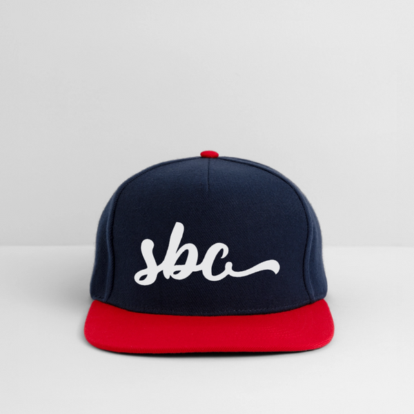 SBC Snapback Cap - Navy/Rot