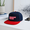 ID Snapback Cap - Navy/Rot