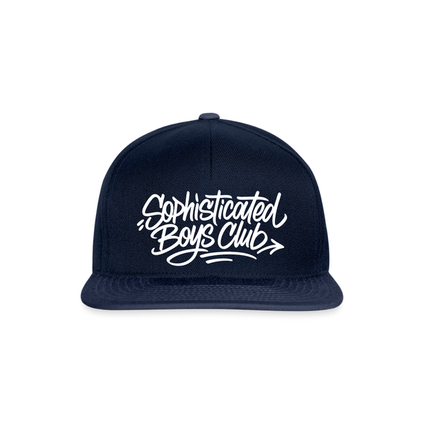 Sophisticated Boys Club Snapback Cap - Navy/Navy