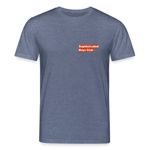 Messenger Organic T-Shirt – Men - Dunkelblau meliert