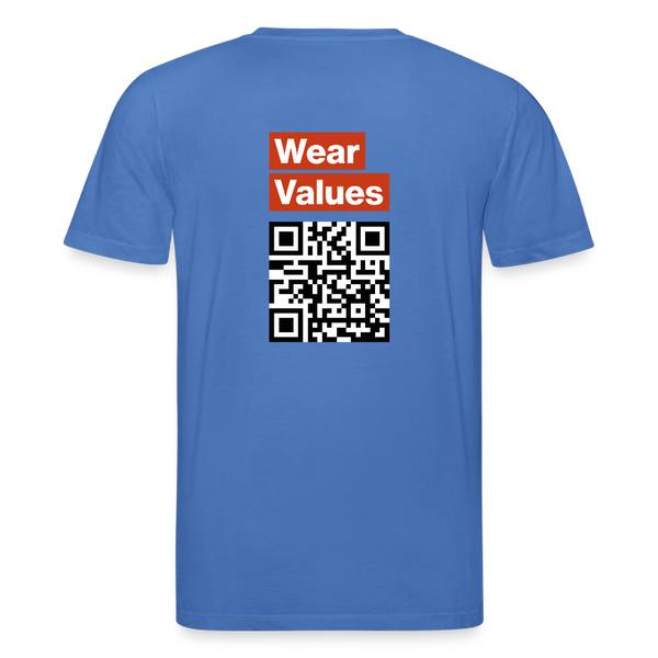 Messenger Organic T-Shirt – Men - Achtsames Blau