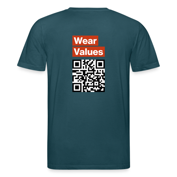 Messenger Organic T-Shirt – Men - Dunkles Petrol