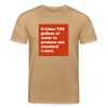 700 Gallons Organic T-Shirt – Men - Karamell
