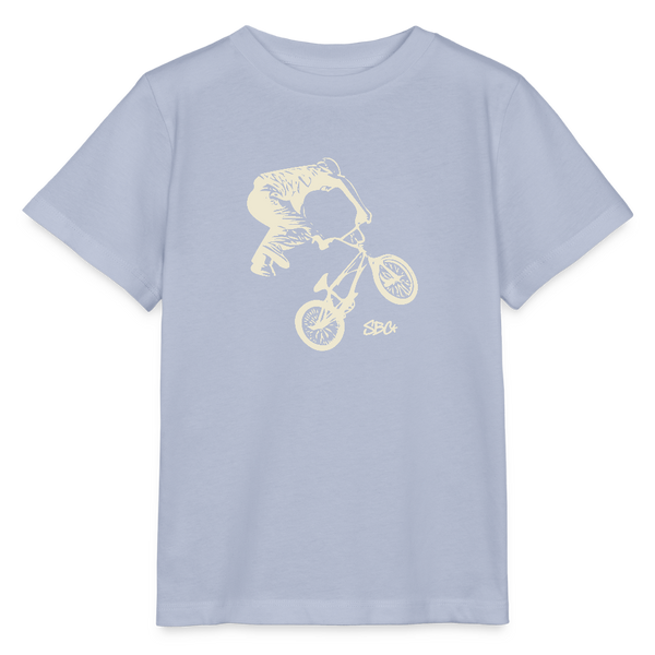 BMX Rider Organic T-Shirt – Kids - Lavendel-Violett