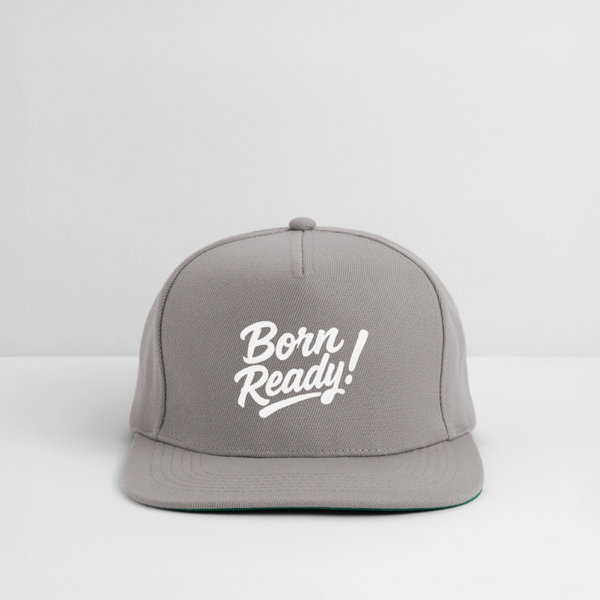 Born Ready Snapback Cap - Graphit/Graphit
