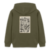 Urban Tattoo Designs Organic Hoodie – Kids - Khaki