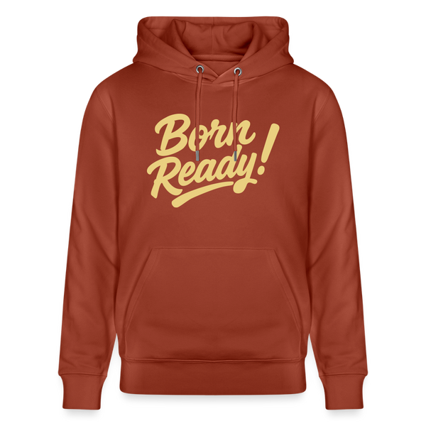 Born Ready! Autum Organic Hoodie – Men - Terrakotta