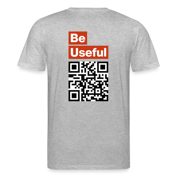 Be Useful Organic T-Shirt – Men - Grau meliert