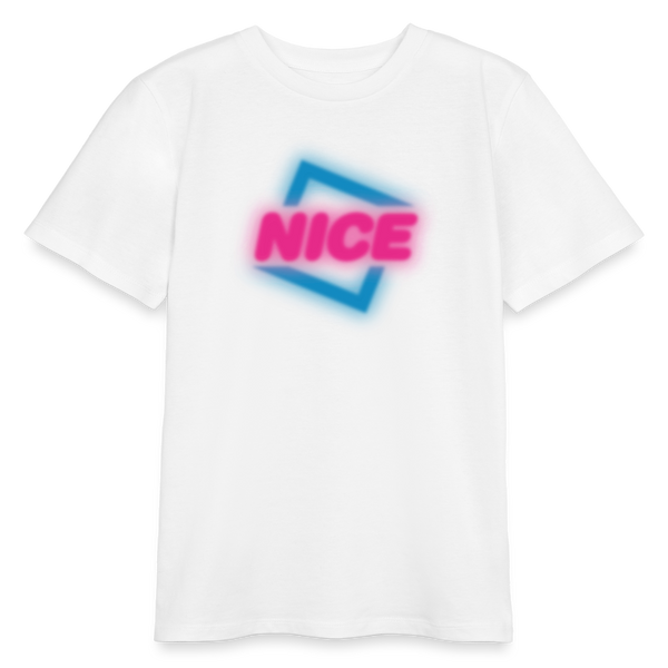NICE Organic T-Shirt – Teen - Weiß