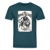 Riding the Tiger BW Organic T-Shirt – Men - Dunkles Petrol