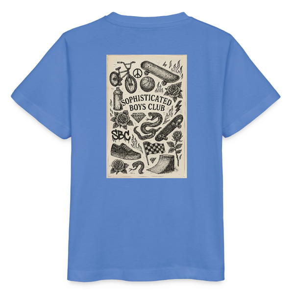 Urban Tattoo Designs Organic T-Shirt – Kids - Blau