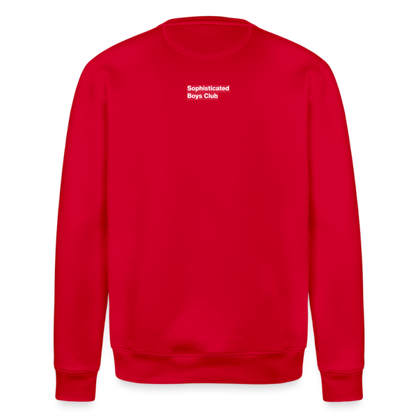 91% Water Organic Sweatshirt – Men - Rot
