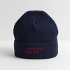 Classic Red Organic FISHERMAN BEANIE - Navy