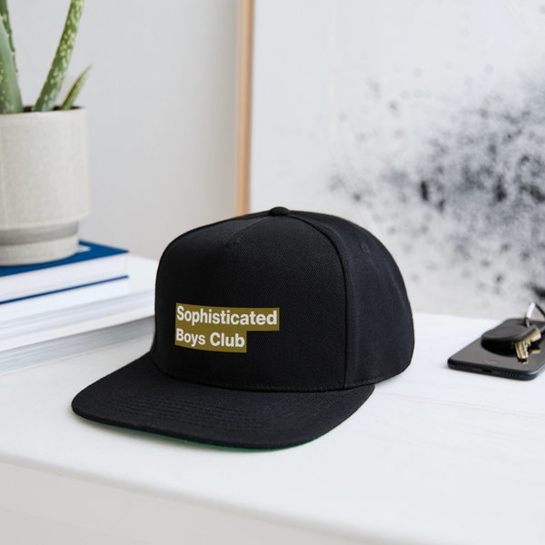 Golden Shower Snapback Cap - Schwarz/Schwarz