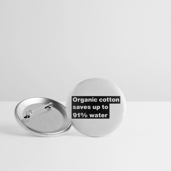 91% Water Buttons – Small 25 mm (5er Pack) - Weiß