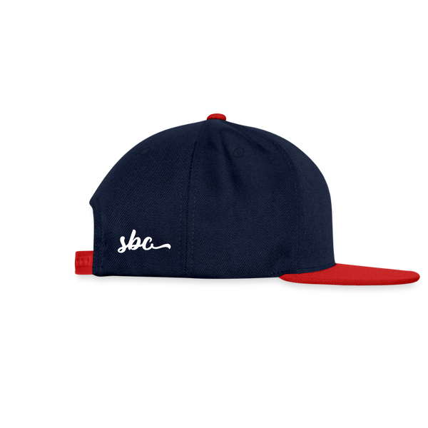 Sophisticated Boys Club Snapback Cap - Navy/Rot