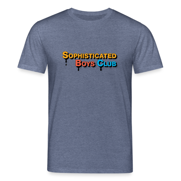 Dripping Summer Organic T-Shirt – Men - Dunkelblau meliert